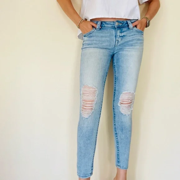 True religion Halle mid rise super skinny distress jeans - Picture 3 of 10